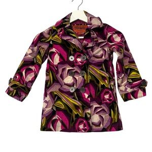 MISSONI For Target Floral Trench Coat